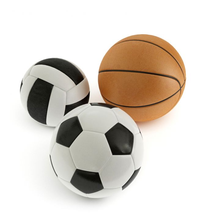 soccer and basketball